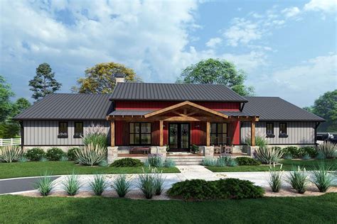 long ranch style house metal building|post frame ranch homes.